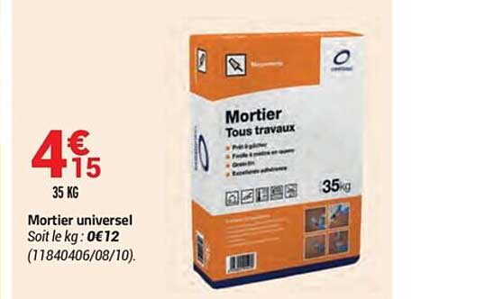 Mortier Universel