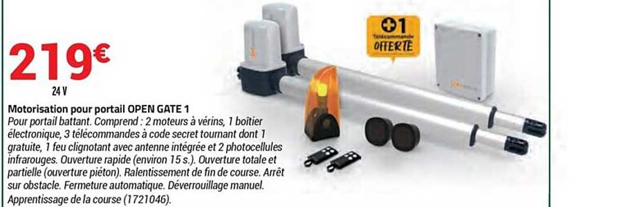 motorisation pour portail open gate 1