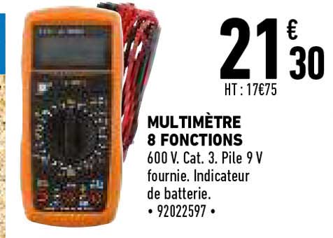 multimètre 8 fonctions