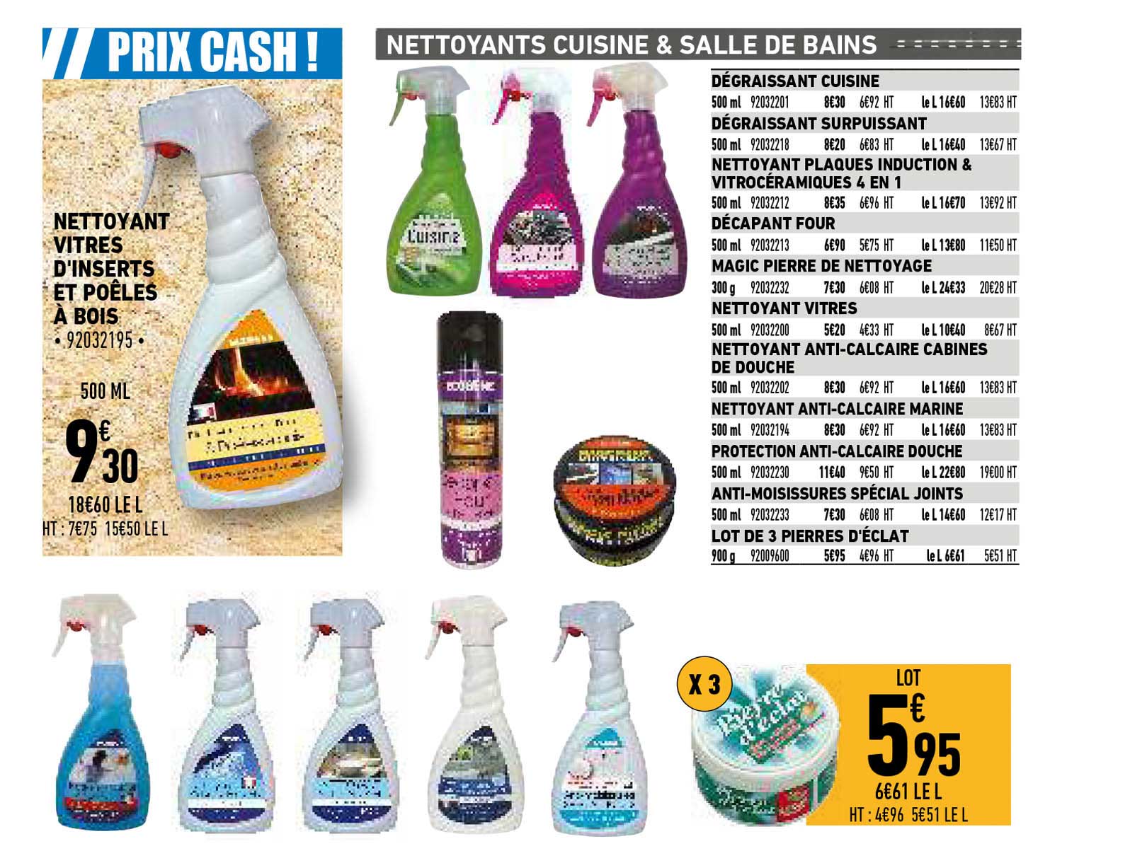 Nettoyants Cuisine & Salle De Bains