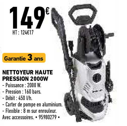 nettoyeur haute pression 2000w
