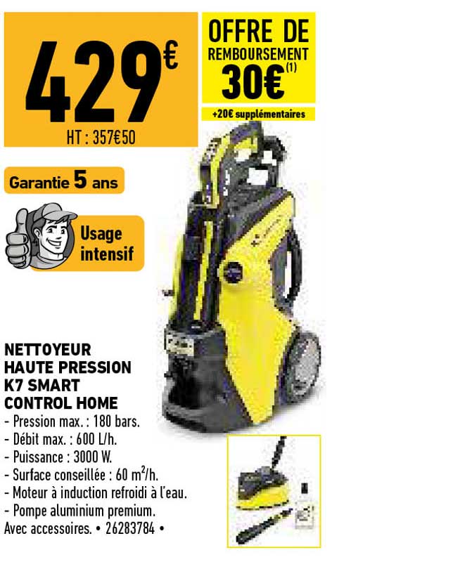 nettoyeur haute pression k7 smart control home