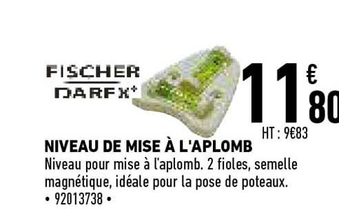 niveau de mise à l'aplomb fischer darfx