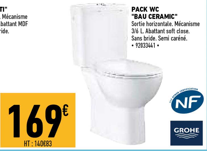 pack wc "bau ceramic"