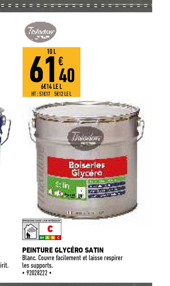 peinture glycero satin