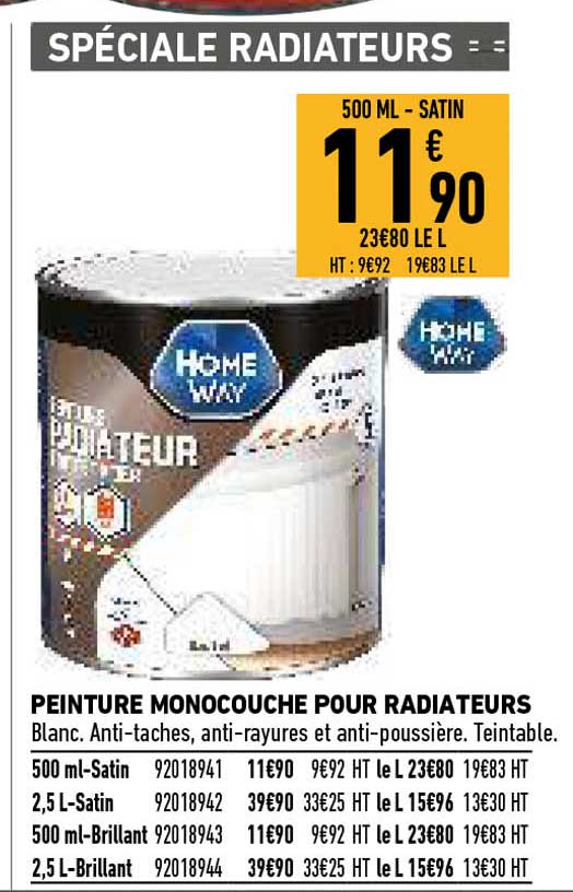 Peinture Monocouche Pour Radiateurs