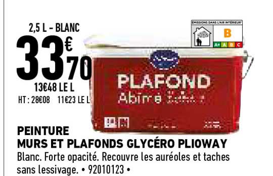 peinture murs et plafonds glycero plioway