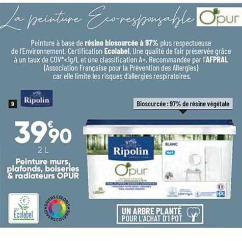 peinture murs plafonds boiseries & radiateurs opur