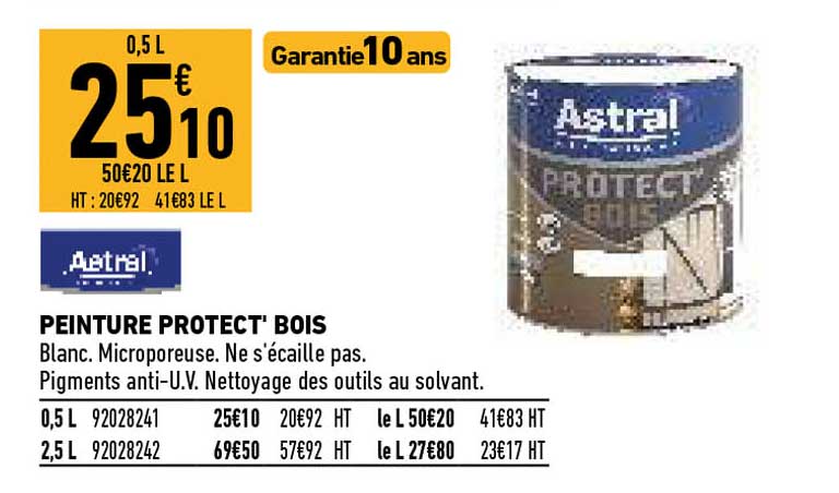 peinture protect' bois astral