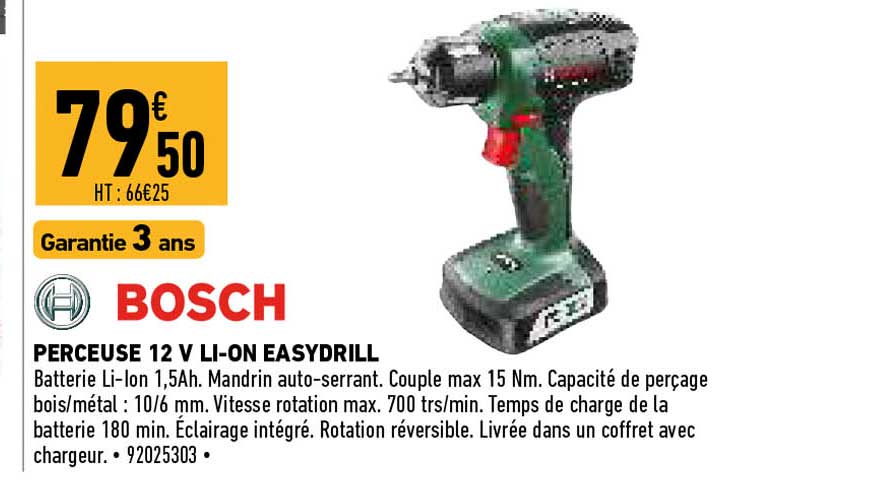 perceuse 12 v li-on easydrill bosch