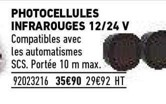 photocellules infrarouges 12-24 v