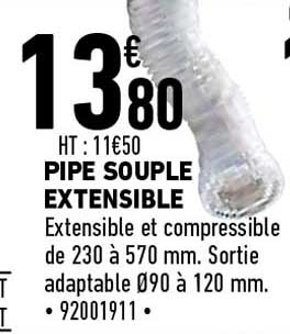 pipe souple extensible