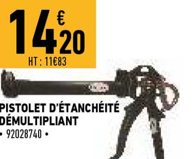 pistolet d'étanchéité démultipliant
