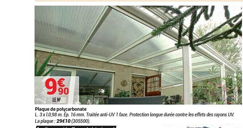 Plaque De Polycarbonate