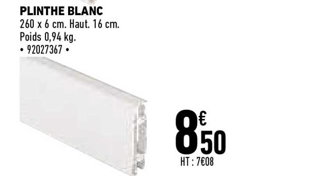 plinthe blanc