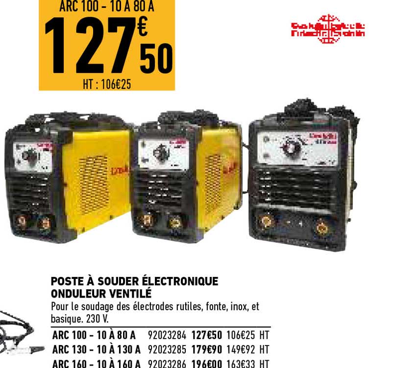 poste a souder electronique onduleur ventile