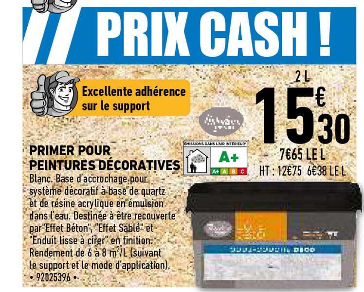 primer pour peintures décoratives