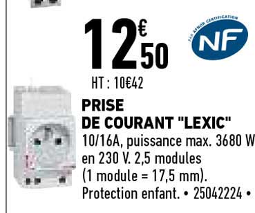 prise de courant "lexic"