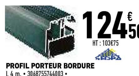 profil porteur bordure
