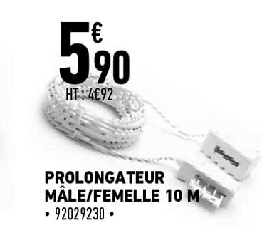 prolongateur mâle-femelle 10 m