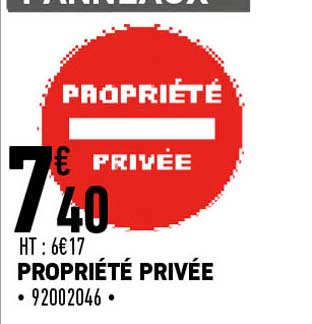 propriété privée