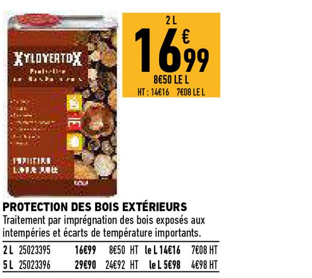 protection des bois extérieurs
