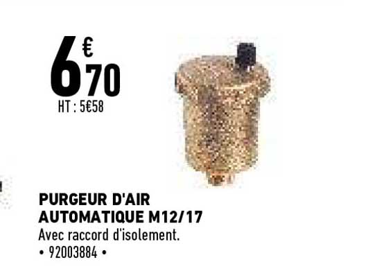 purgeur d'air automatique m12 17