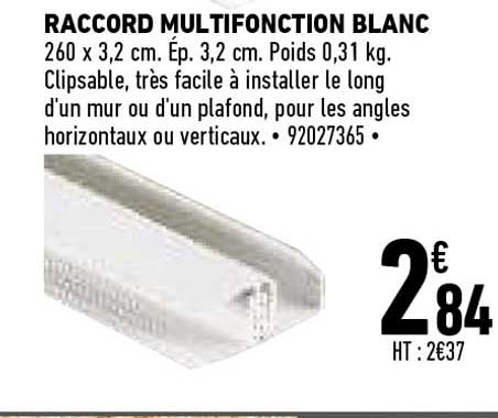 Raccord Multifonction Blanc