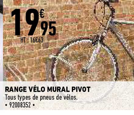 range vélo mural pivot