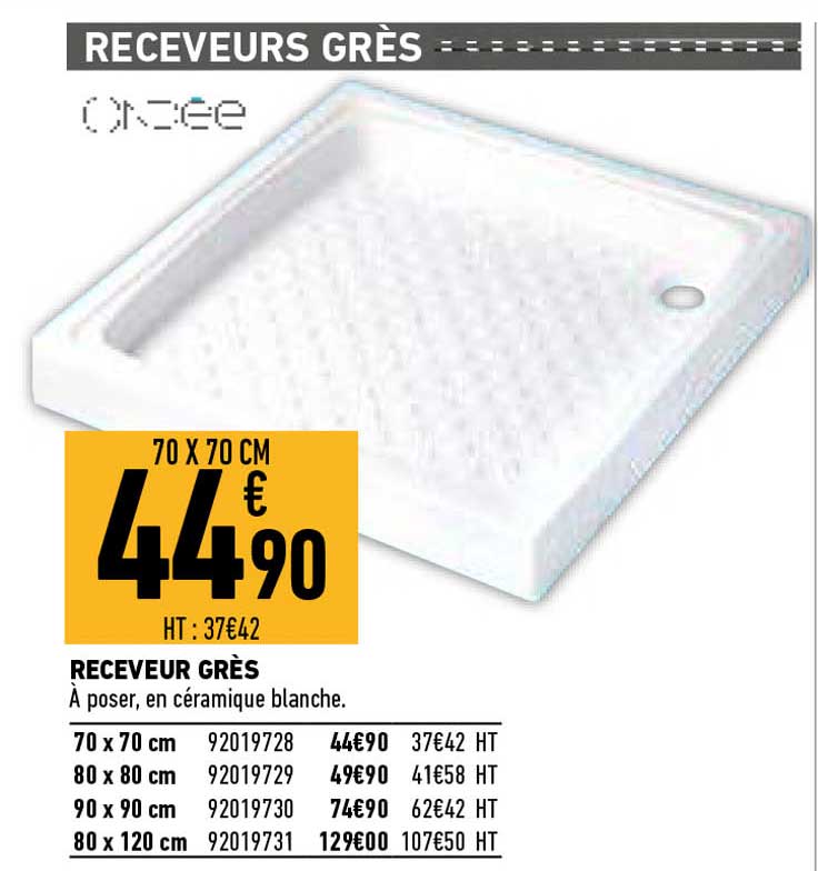 receveurs grès