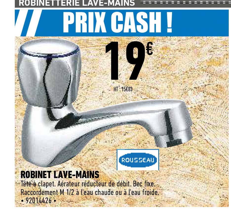 robinet lave-mains