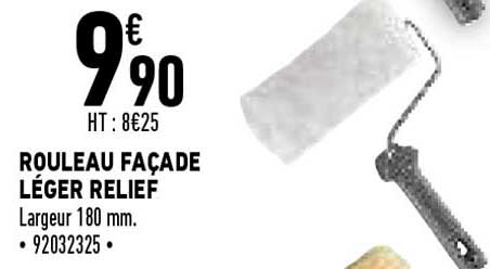 rouleau façade léger relief