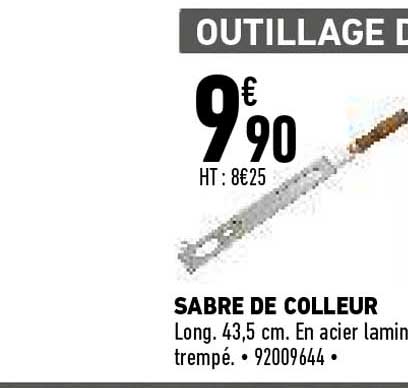 sabre de colleur