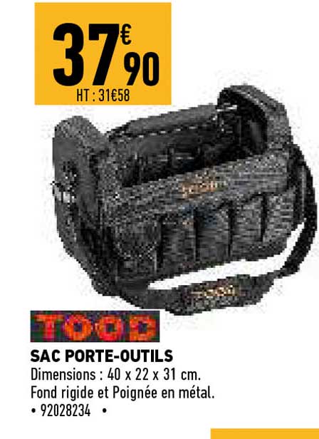 sac porte-outils tood