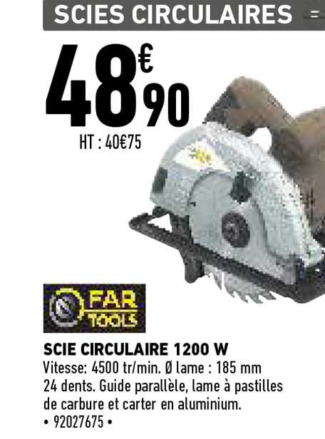 scie circulaire 1200 v far tools