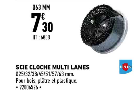 Scie Cloche Multi Lames 63 Mm