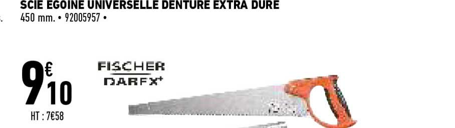 scie égoïne universelle denture extra dure