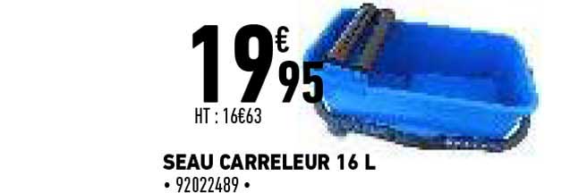 seau carreleur 16 l