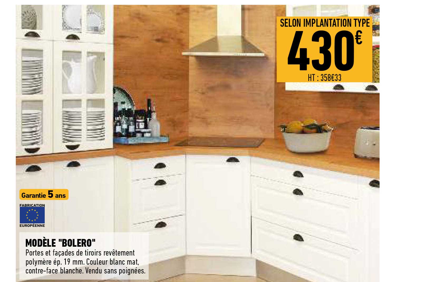 selon implantation type modele "bolero"