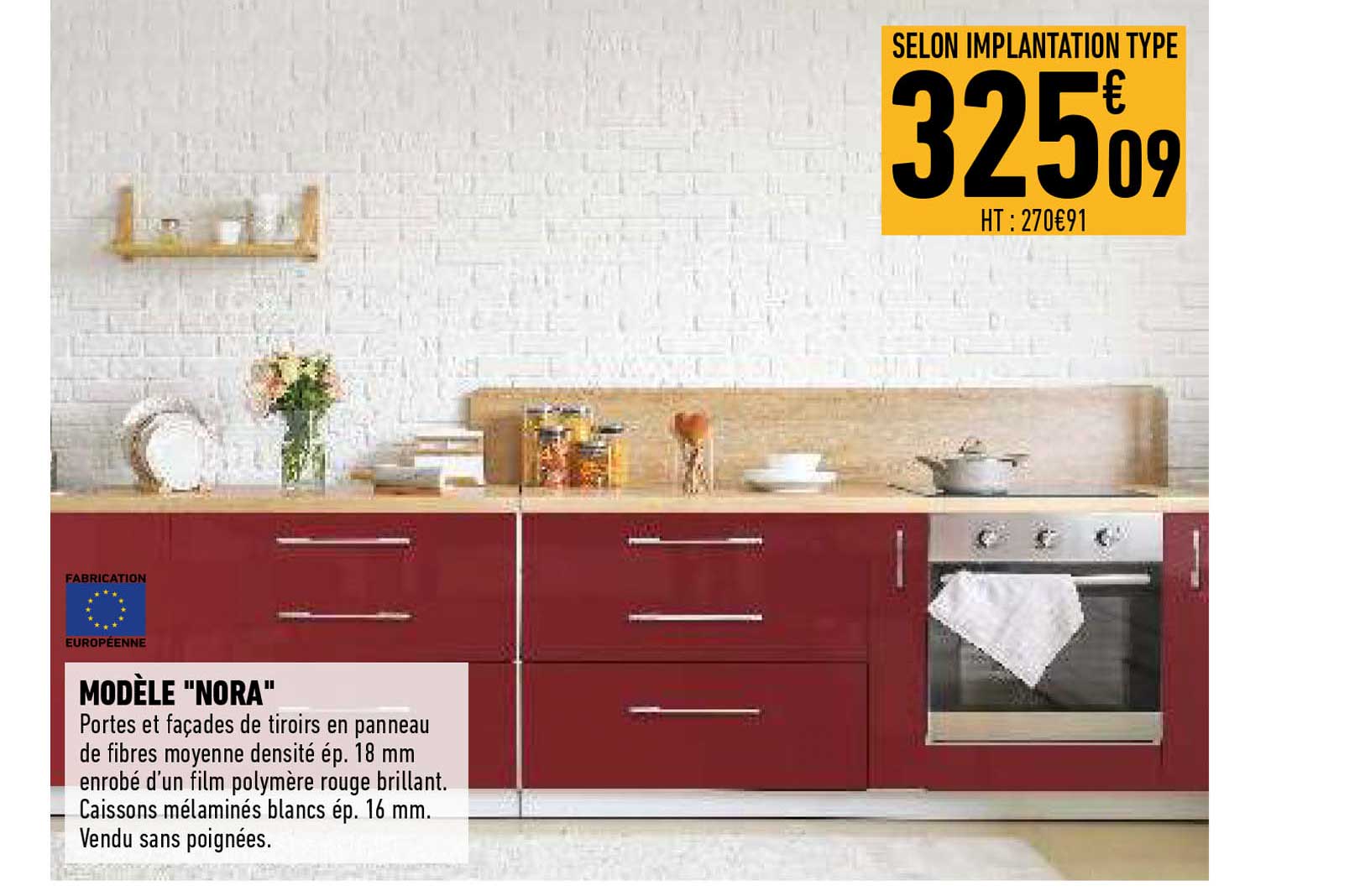 selon implantation type modele "nora"