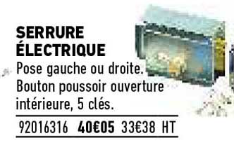 serrure électrique