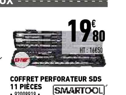 smartool coffret perforateur  sds 11 pieces