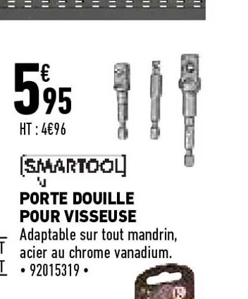 Smartool Porte Douille Pour Visseuse