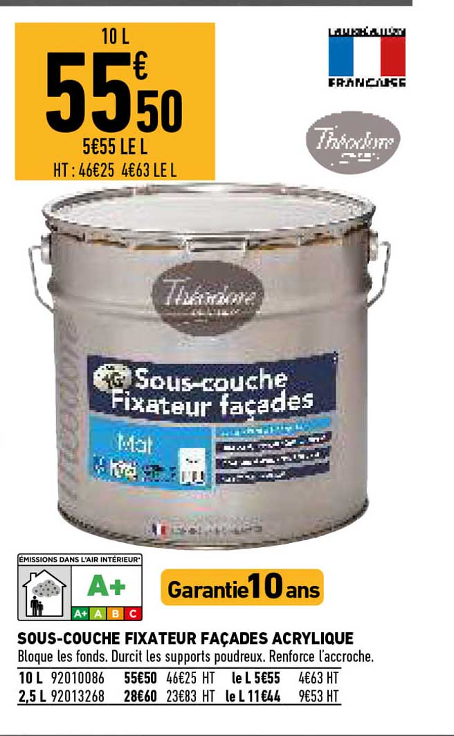 sous-couche fixateur façades acrylique