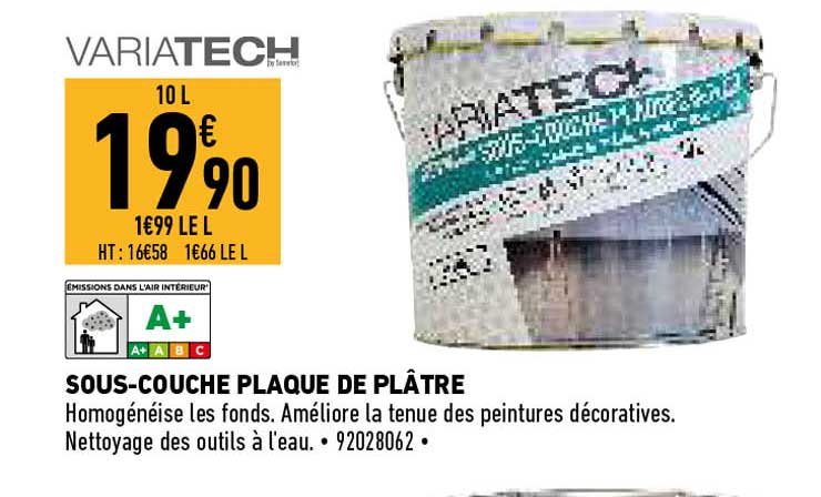Sous-couche Plaque De Platre