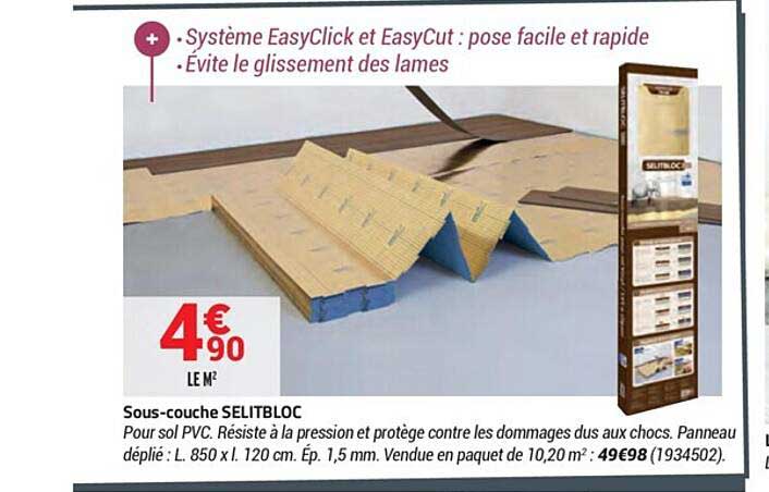 sous-couche selitbloc