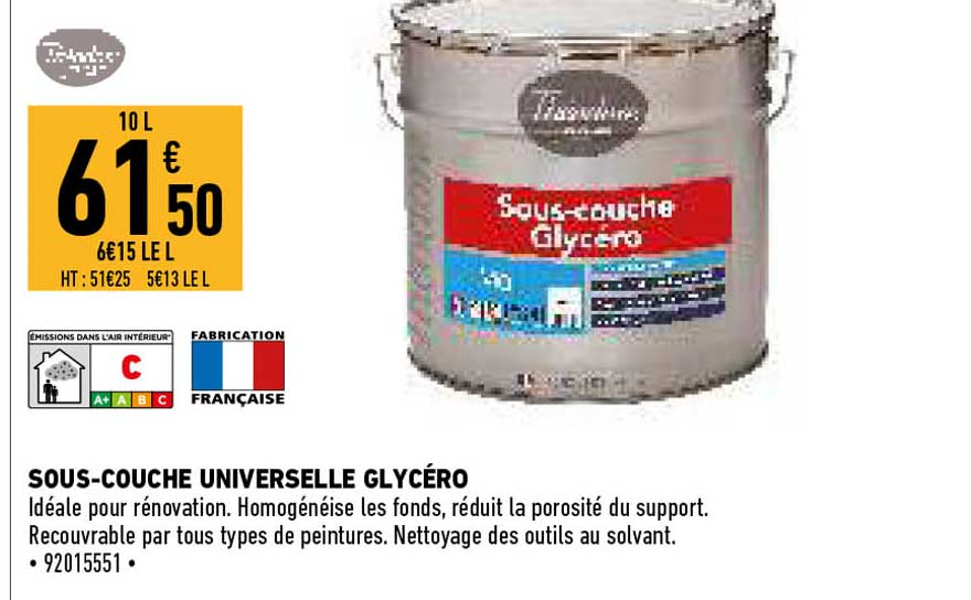 sous-couche universelle glycéro