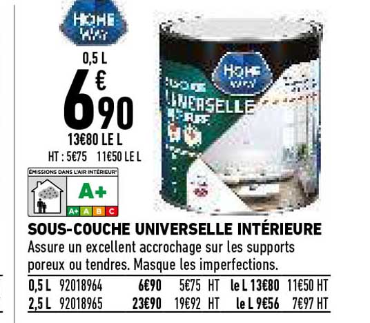 Sous-couche Universelle Intérieure