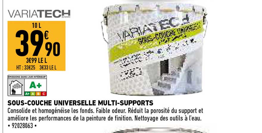sous-couche universelle multi-supports