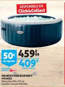 spa intes pure blue navy 4 places